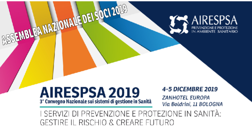 AIRESPSA 2019 - 3° convegno Nazionale