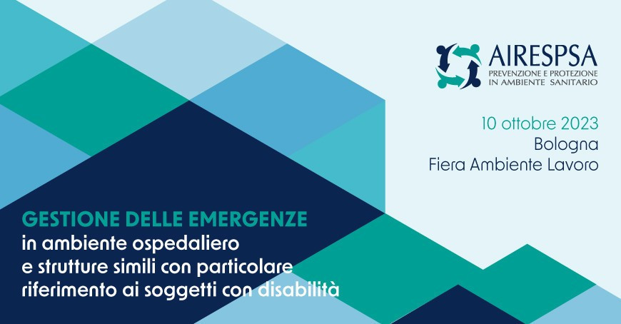 Gestione delle emergenze in ambiente ospedaliero e strutture simili con particolare riferimento ai soggetti con disabilità